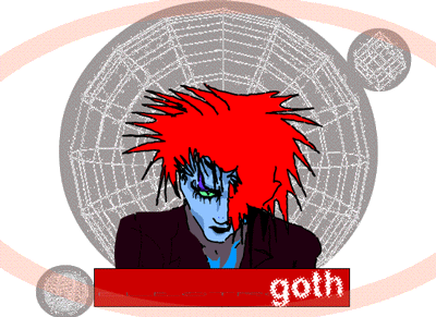 Gif animé gothique homme